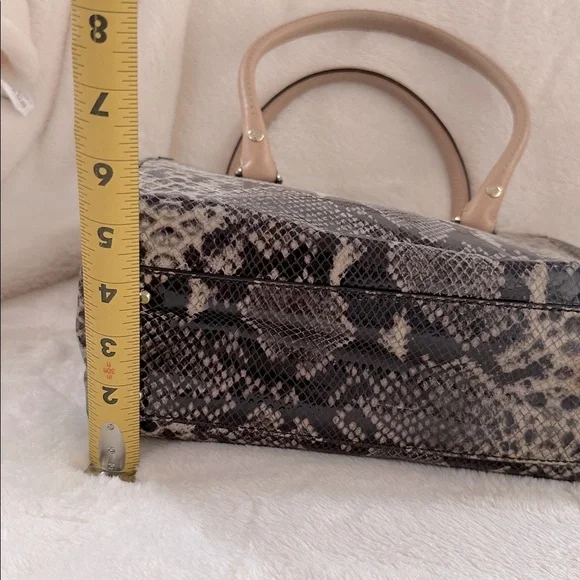 Kate Spade Beige and Black Snake Pattern Tote - Picture 7 of 7